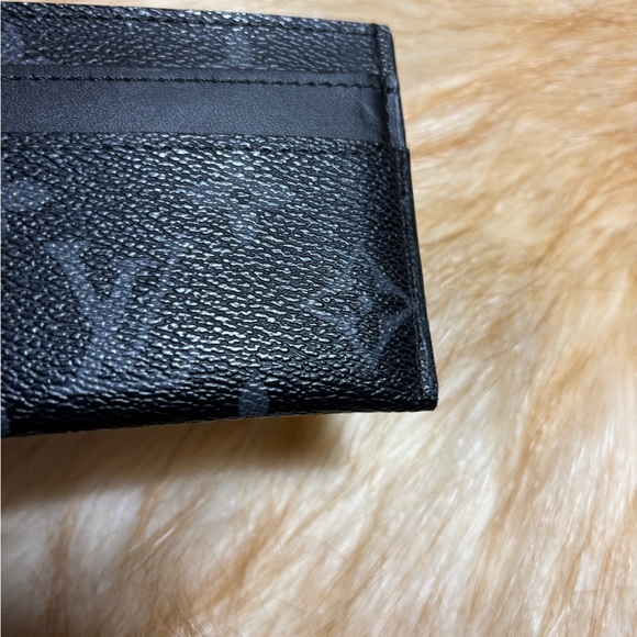 Louis Vuitton monogram eclipse black double card holder for men woman France - Picture 6 of 8